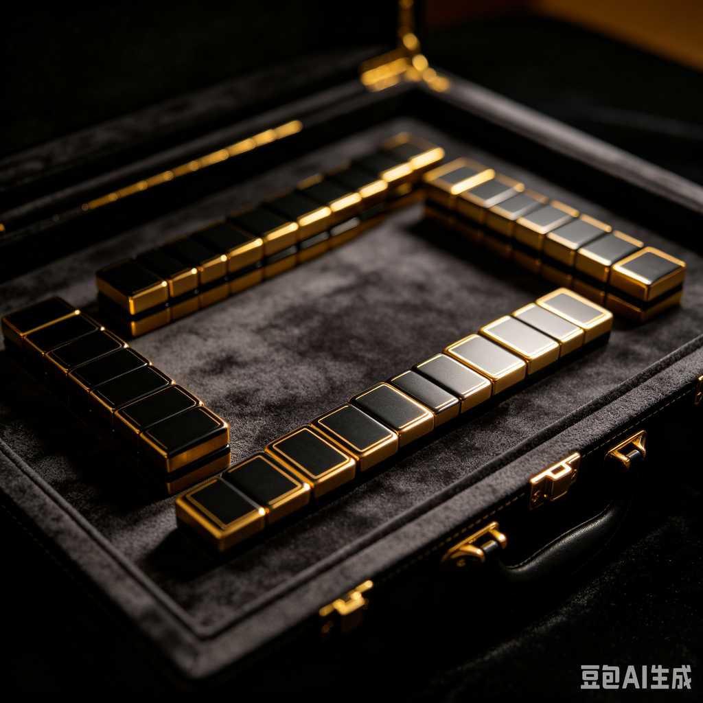 shiny mahjong tiles luxury
