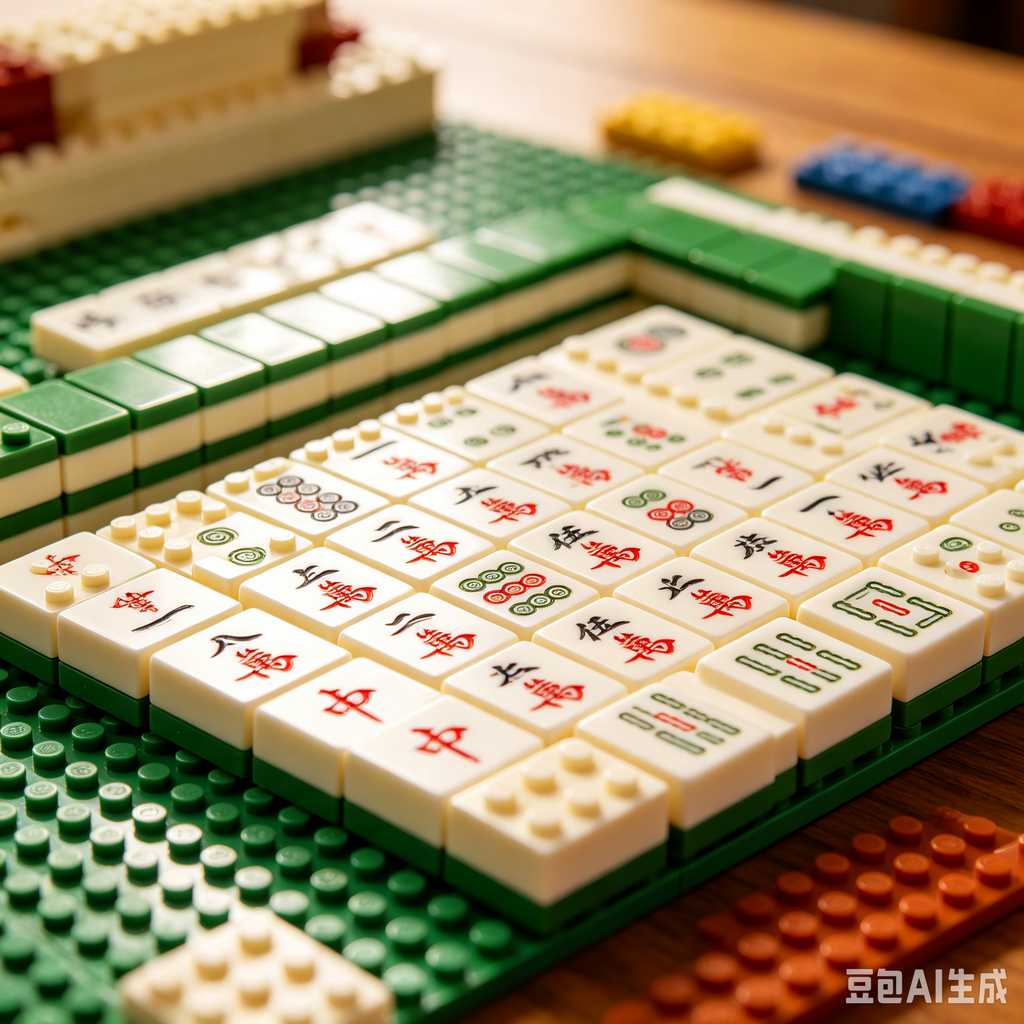 transparent mini mahjong set