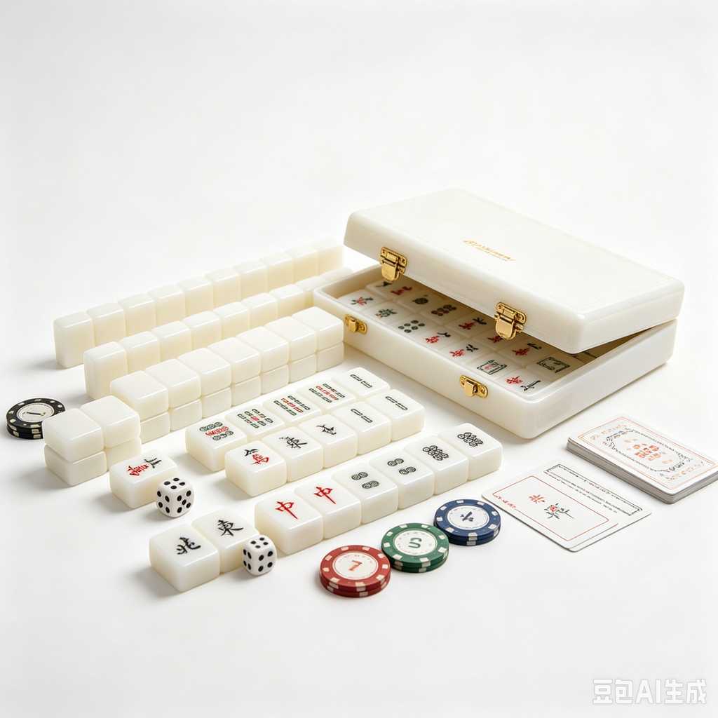 elegant mahjong gift set