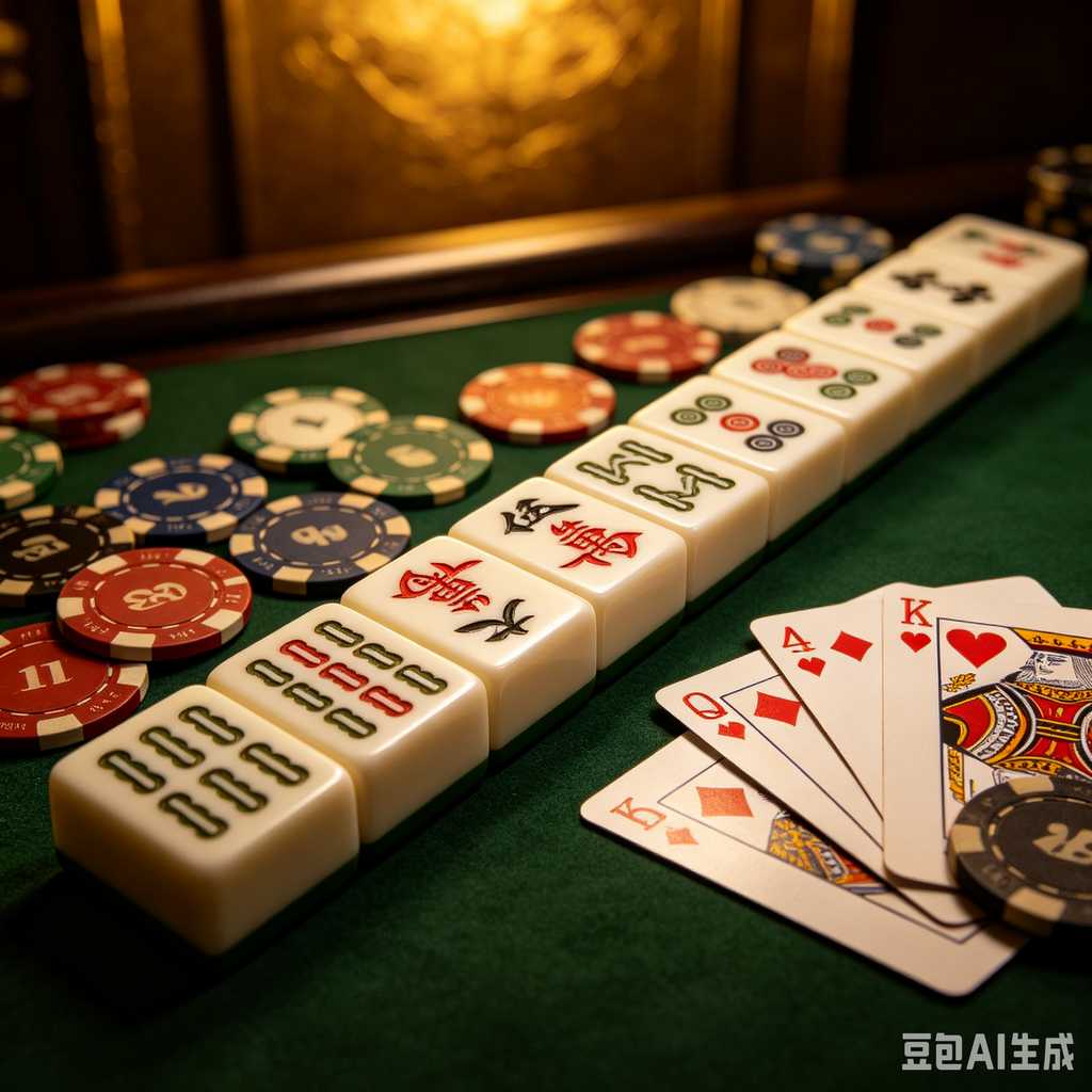 modern text mahjong tiles