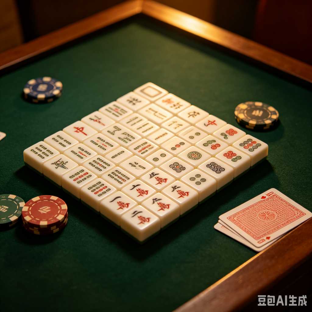 modern color mahjong tiles