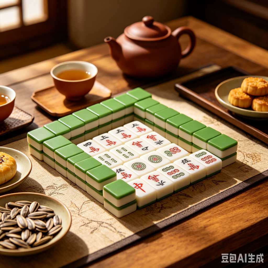 bright color mahjong tiles