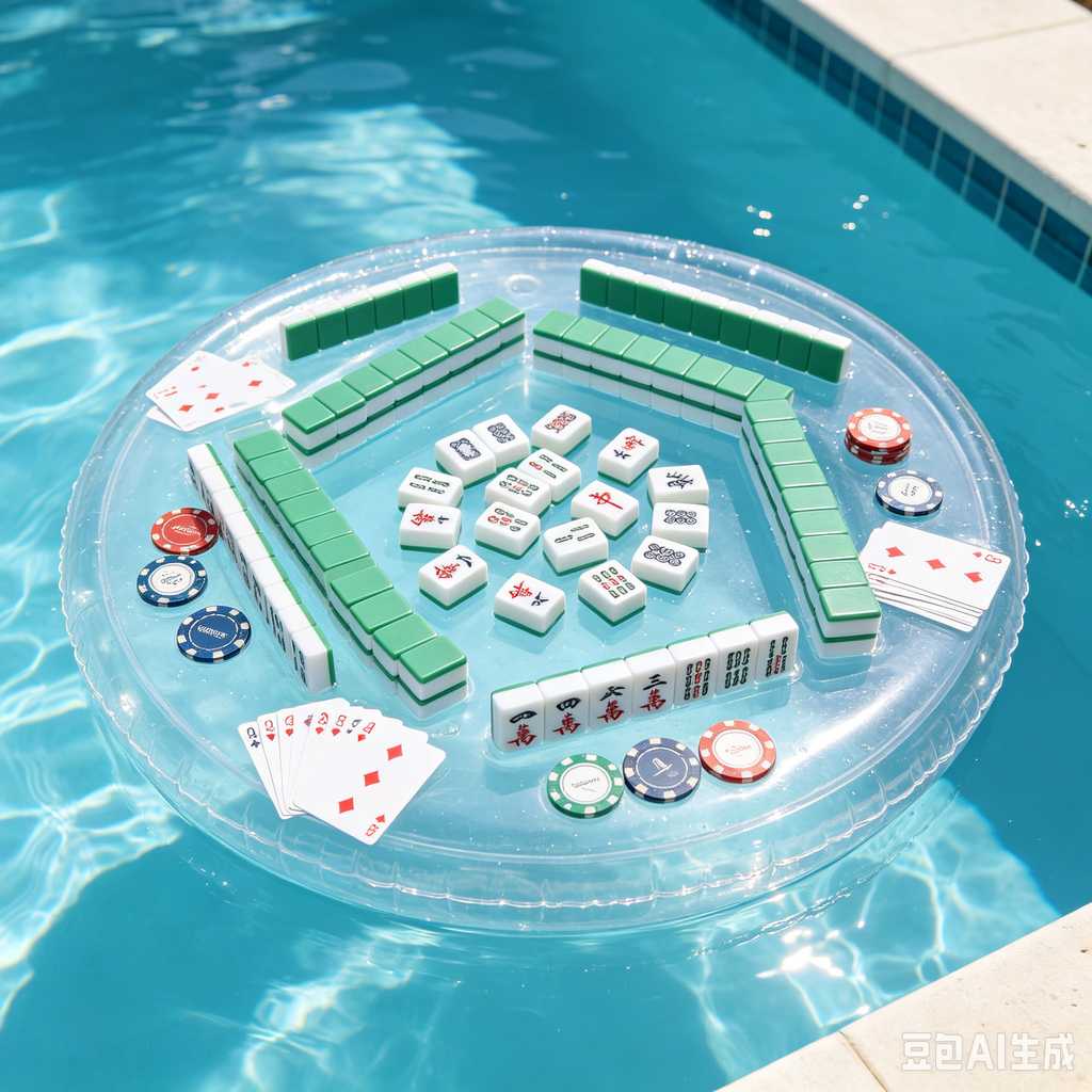 vintage style mahjong set
